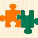 Icon of puzzle pieces fitting together