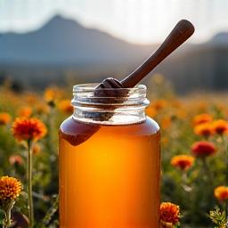 Jar of local Boulder wildflower honey
