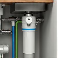 Under-sink water filtration system