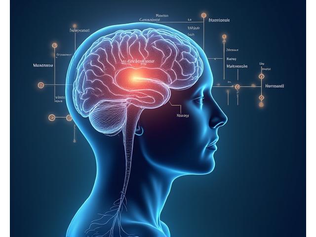 Infographic showing sleep stages and hormonal influences on an adult body
